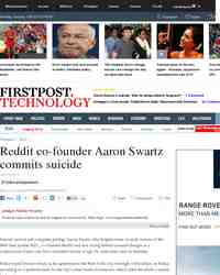Internet activist creator of RSS Aaron Swartz commits: Firstpost